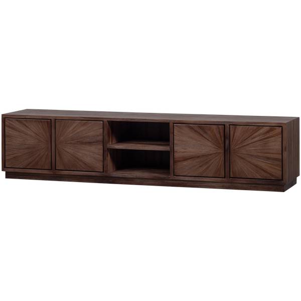 TV-Lowboard Sun Braun - Teakholz - 200 x 45 x 44 cm