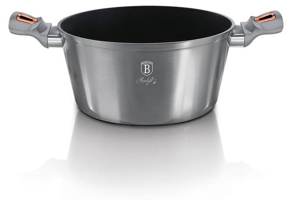 Topf 8948 BH6013 Grau - Aluminium - 28 x 13 x 28 cm