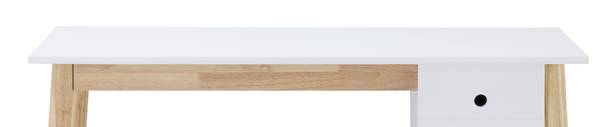 Schreibtisch MELANIE Weiß - Massivholz - 48 x 77 x 106 cm