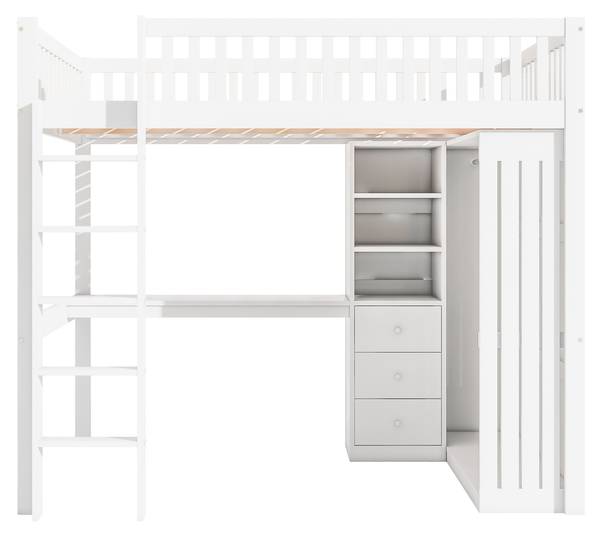 Hochbett WoodyBuchLucy Ⅱ Breite: 145 cm