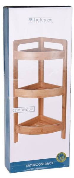 Badregal 101001440 Braun - Bambus - 23 x 61 x 23 cm