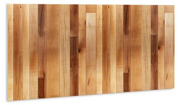 Selbstklebendes Wandpaneel Bretter Braun - Polyester PVC - 100 x 50 x 0 cm