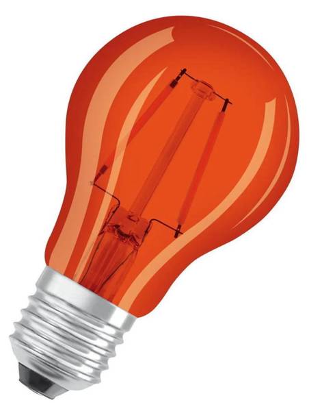 Leuchtmittel E27 Birne - A60 Orange - Klarglas - 3 x 11 x 3 cm