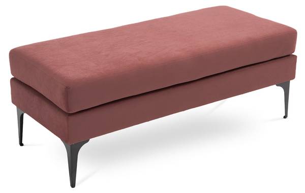 Banc/bout de lit MAX Rose vieilli