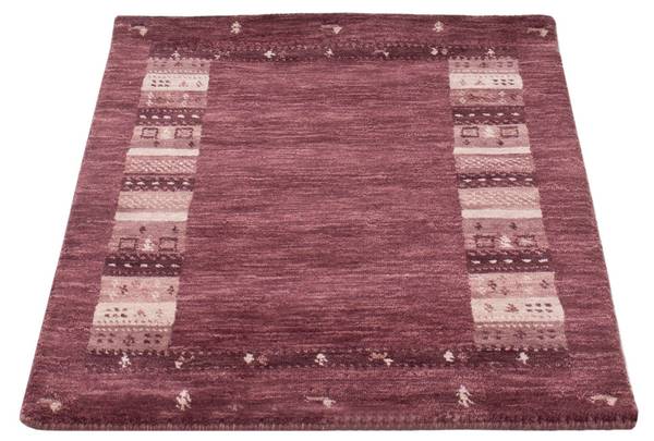 Kurzflorteppich Naturals Rot - Naturfaser - 60 x 2 x 90 cm