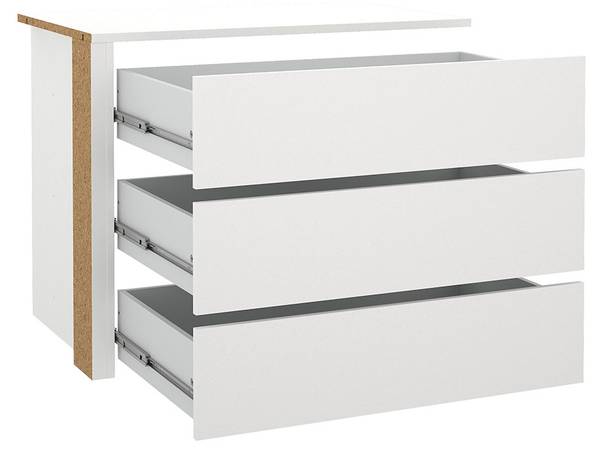 Schubladeneinsatz Catania Weiß - Holzwerkstoff - 70 x 87 x 55 cm