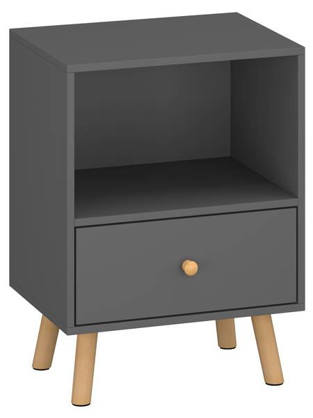 Beistelltisch Sundsvall Grau - Holzwerkstoff - 40 x 54 x 30 cm