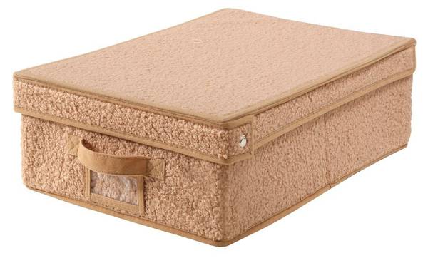 Aufbewahrungsbox 22187 Beige - Polyester - 48 x 15 x 32 cm