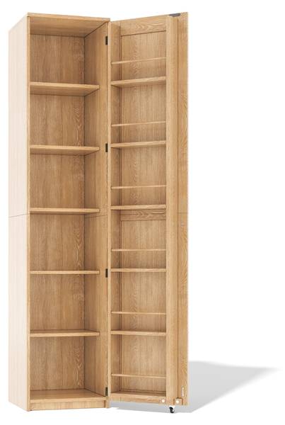 Küchenschrank CHAN285 Ⅵ Braun - Holzwerkstoff - 40 x 183 x 40 cm
