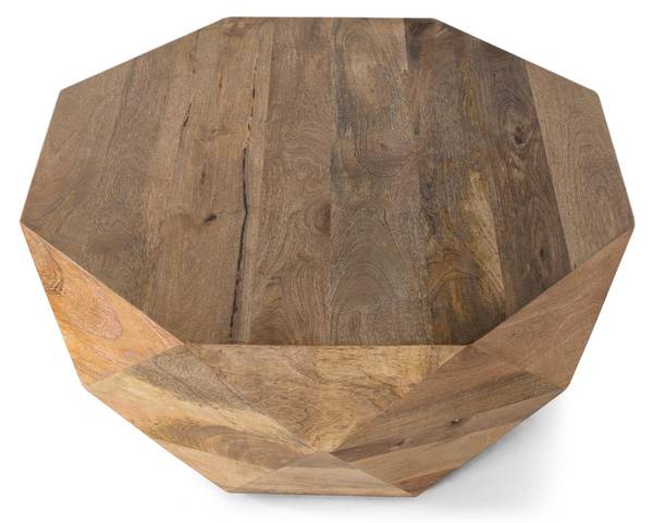 Table gigogne 1431 Marron - Bois massif - 80 x 37 x 80 cm
