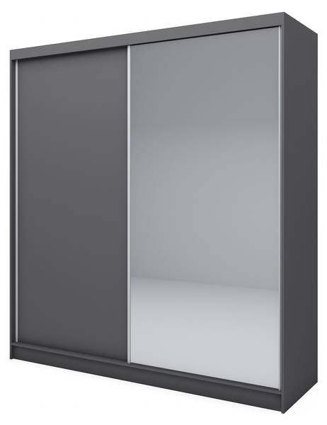 Kleiderschränk PATRIZIA 200 Grau - 7