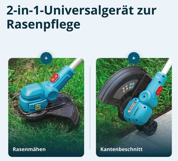 Akku-Trimmer KS CST-20V Blau - Kunststoff - 22 x 15 x 93 cm