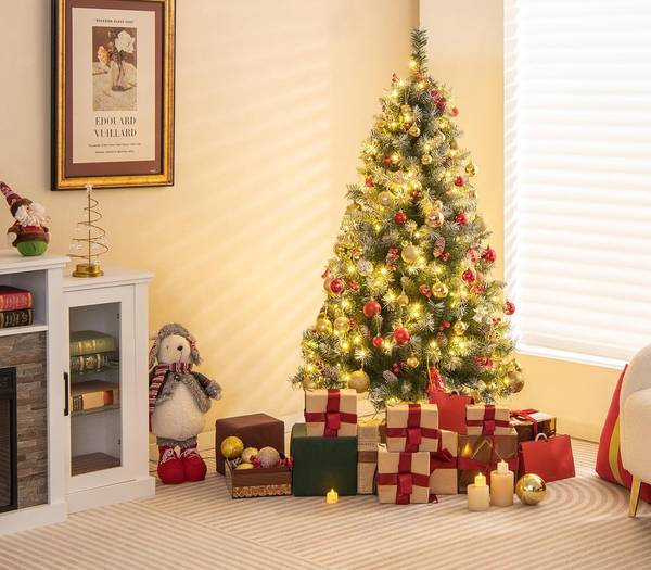 Weihnachtsbaum CM24414DE Grün - Kunststoff - 82 x 150 x 82 cm