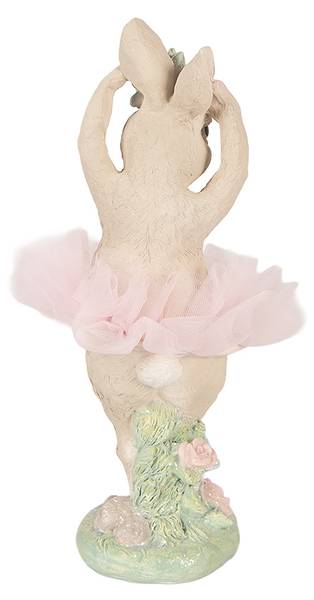 Dekorationsfigur Kaninchen 53214 Beige - Kunststoff - 9 x 27 x 10 cm