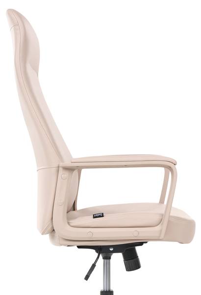 Bürostuhl ARDOUR Beige - Schwarz - Kunstleder - 68 x 115 x 68 cm