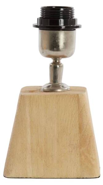 Pied de Lampe Kardan Marron - Bois manufacturé - Bois massif - 9 x 19 x 11 cm