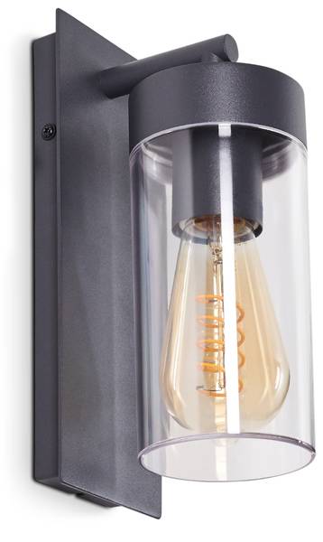 Außenwandleuchte Busco Metall - 25 x 20 x 30 cm