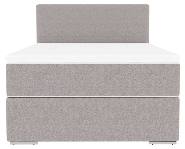 Boxspringbett Phönix Mini Hellgrau - Liegefläche Breite: 100 cm