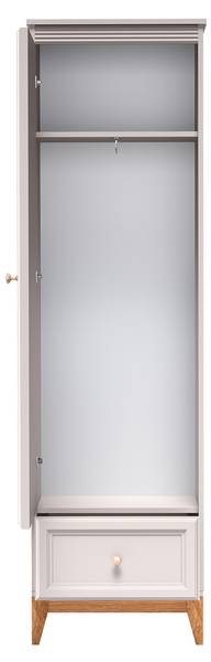 Kleiderschrank Windsor 18 Beige - Holzwerkstoff - 55 x 193 x 35 cm