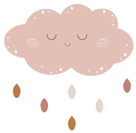 Leinwandbild Little Wheather 3 60 x 60 cm