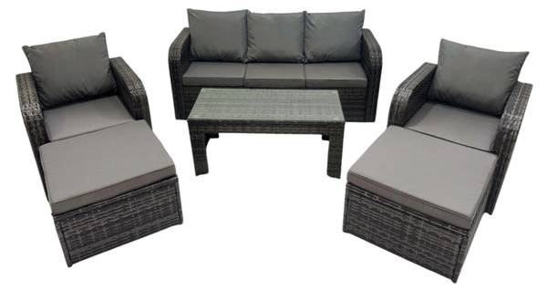 Outdoor Gartensitzgarnitur X(6-7er-Set) Anzahl Teile im Set: 6