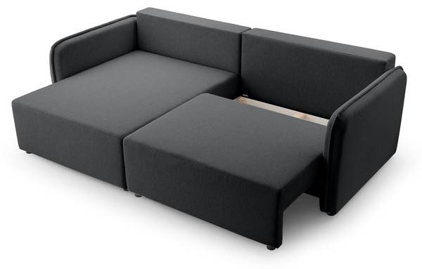 Ecksofa AURORA Schwarz