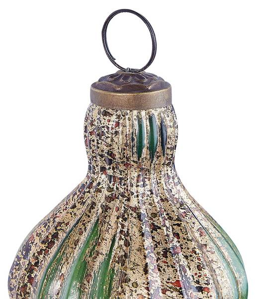 Weihnachtsbaumkugeln BRILLANT Gold - Grün