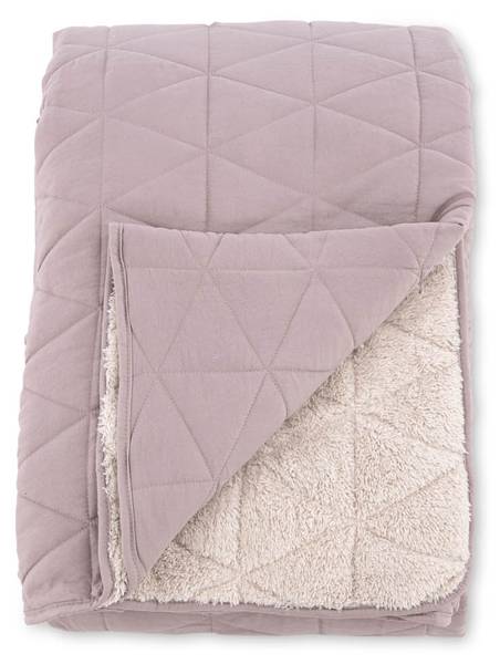 Tagesdecke Nilla Pink - Webstoff - 260 x 1 x 180 cm
