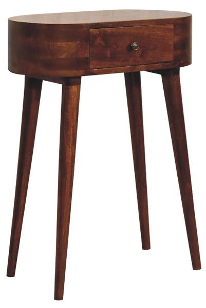 Console Albion Marron - Manguier - 60 x 78 x 30 cm