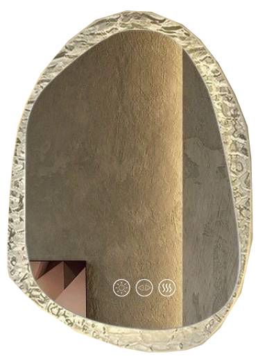 Badezimmerspiegel mit LED Beleuchtung 70 x 90 cm