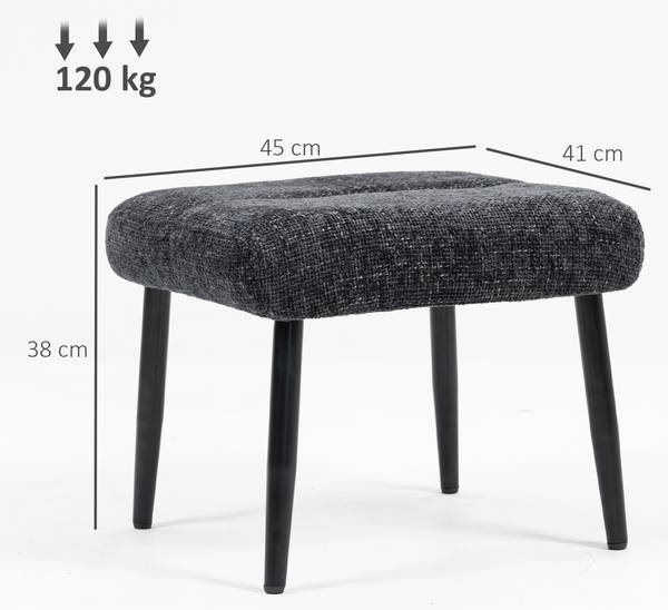 Sitzhocker 838-598V00CG Dunkelgrau