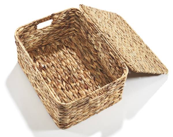 Aufbewahrungsbox BERTI Braun - Holzwerkstoff - 33 x 21 x 44 cm