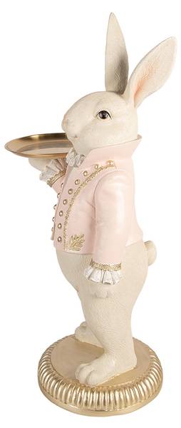 Dekorationsfigur Kaninchen 53180 Beige - Kunststoff - 24 x 70 x 39 cm
