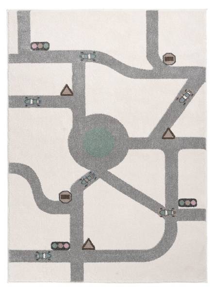 Teppich Bowie Road Weiß - Polypropylen - 140 x 2 x 200 cm