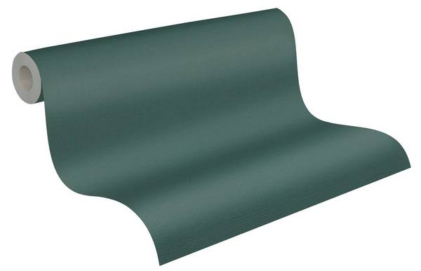 Vliestapete 4434 einfarbig modern Design Grün - Fleece - 53 x 1005 x 1 cm