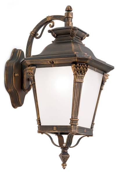 Außenleuchte Aiko Braun - Metall - 23 x 47 x 29 cm