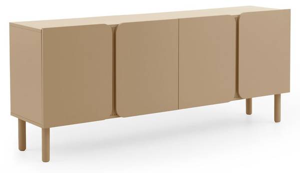 Sideboard 11528 Beige - Holzwerkstoff - 180 x 75 x 42 cm