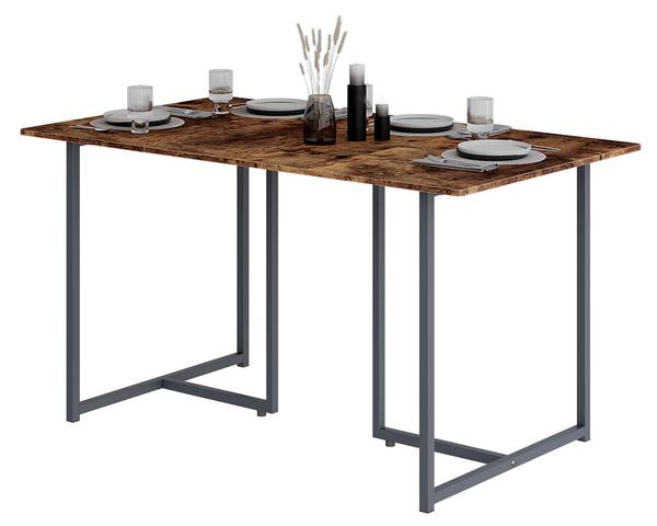 Esstisch Merido 55287 Braun - Holzwerkstoff - 140 x 75 x 80 cm