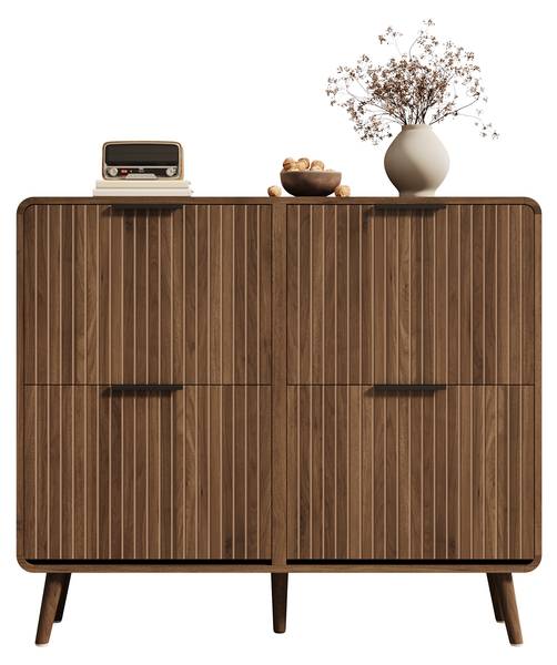 Schuhschrank  Astraios Ⅱ Walnuss Dekor