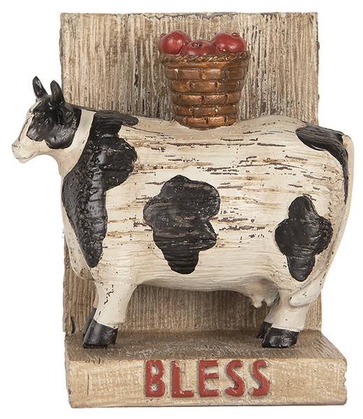 Buchstützen Kuh Luisa DAY 2er Set Braun - Kunststoff - 10 x 14 x 17 cm