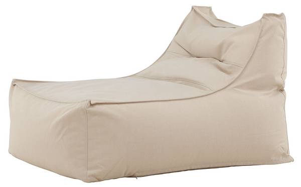 Sitzsack Redang Beige - Stahl - 94 x 83 x 118 cm