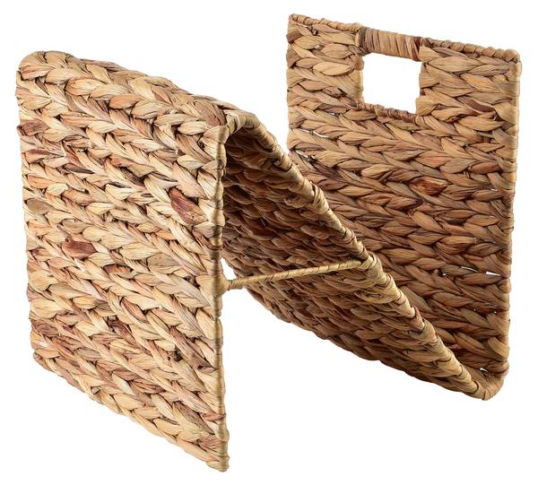 Zeitungsständer AMPARO Beige - Naturfaser - 31 x 31 x 31 cm