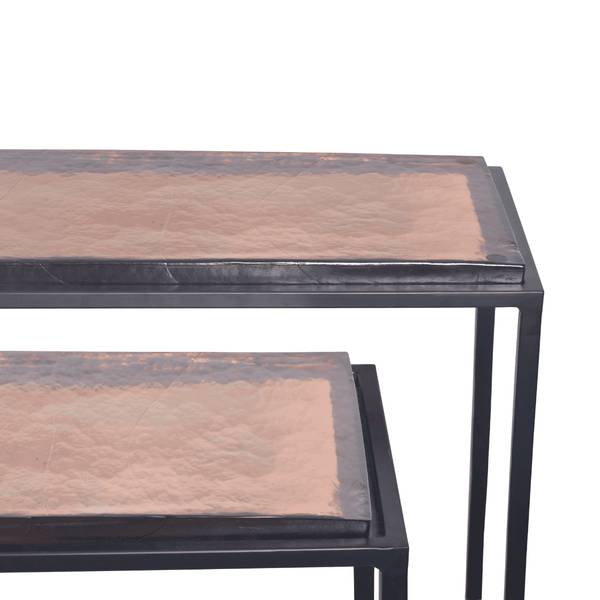 Konsole IGLOO Schwarz - Metall - 30 x 70 x 110 cm