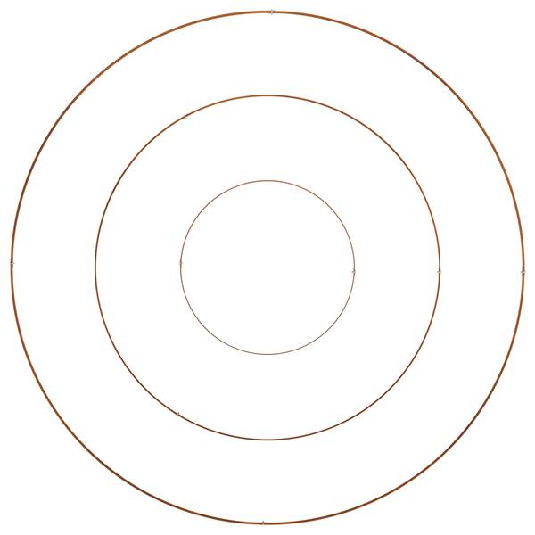 Planteur en métal 3048543 Argenté - Métal - 120 x 20 x 120 cm