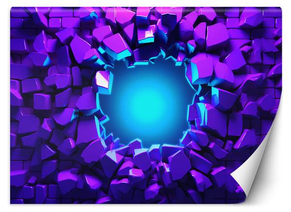 Fototapete Abstrakter Tunnel 3D 300 x 210 cm