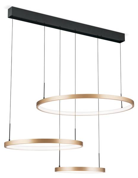 Hängeleuchte SPHERE Gold - Metall - 80 x 150 x 112 cm