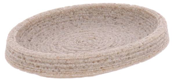Seifenschale Lina Beige - Harz - 9 x 3 x 13 cm