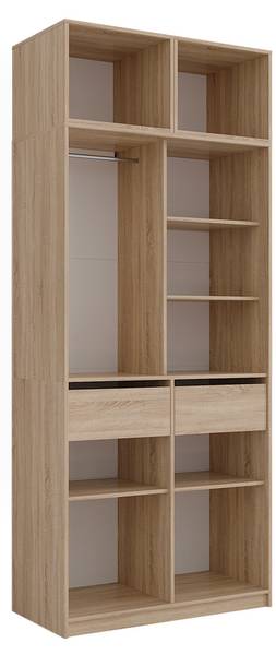 Kleiderschrank Elmo 61339 3er Set Eiche Sonoma Dekor