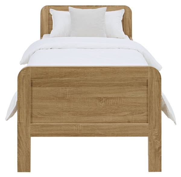 Lit senior 2409 Largeur : 98 cm - Avec tête de lit - Sans sommier - Marron