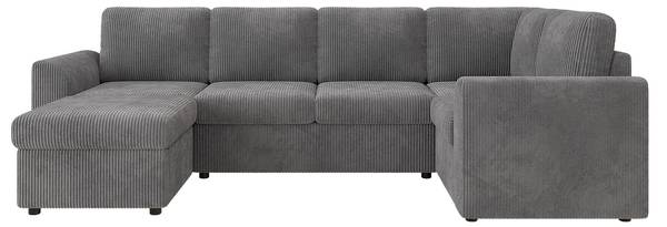 Ecksofa ChenilZoom Ⅵ Grau